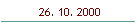 26. 10. 2000