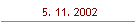 5. 11. 2002