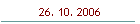26. 10. 2006