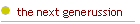the next generussion